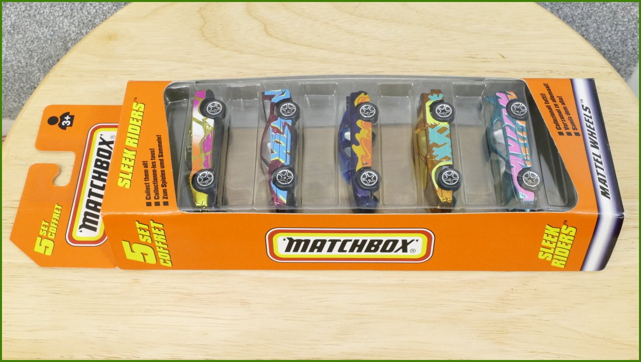 Matchbox 5 Pack Set - Sleek Riders