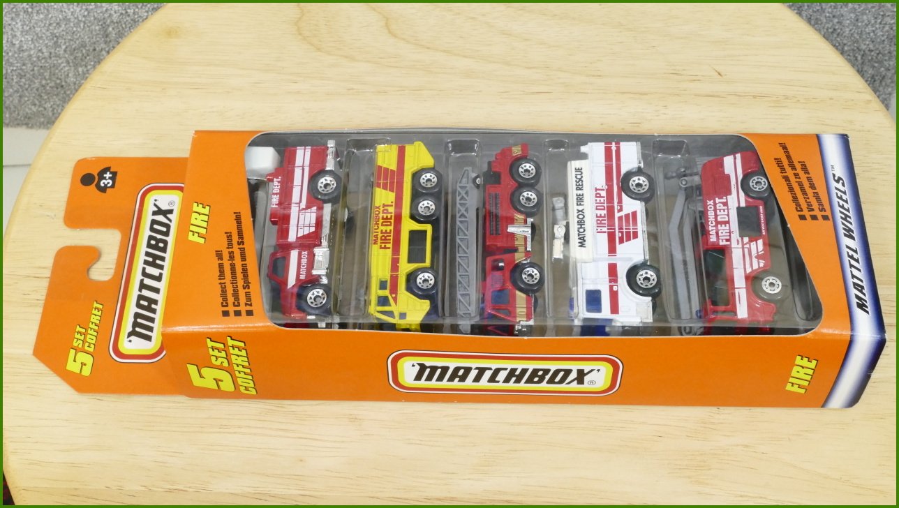 Matchbox 5 Pack Set - Fire