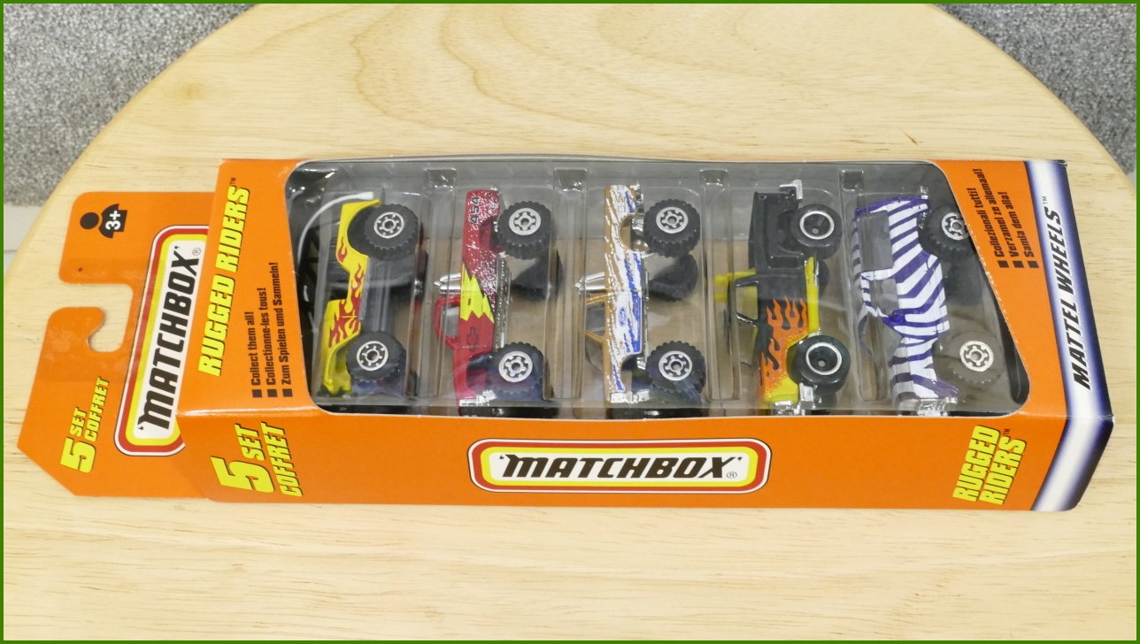 Matchbox 5 Pack Set - Rugged Riders