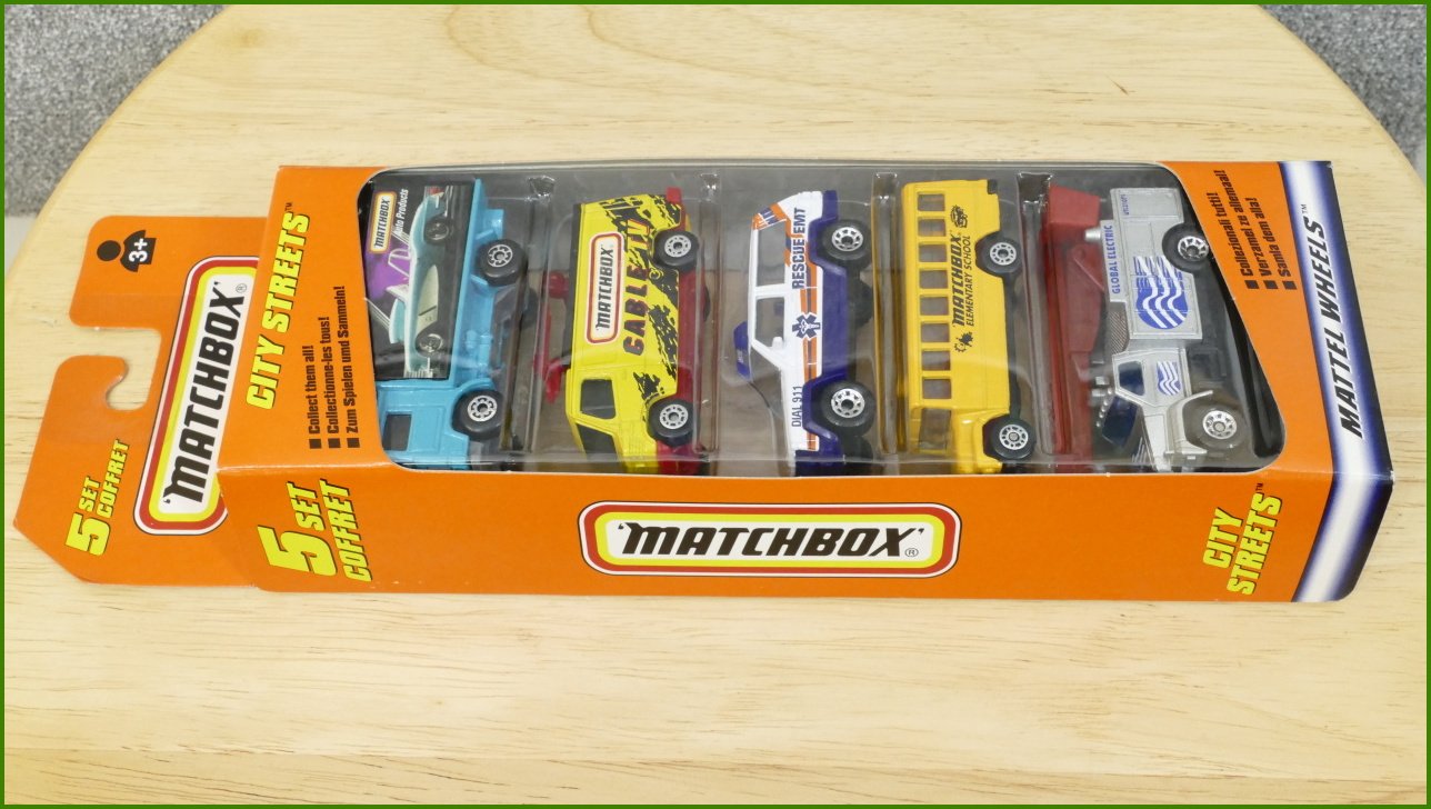 Matchbox 5 Pack Set - City Streets