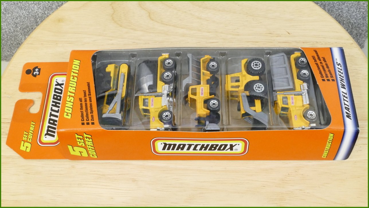 Matchbox 5 Pack Set - Construction