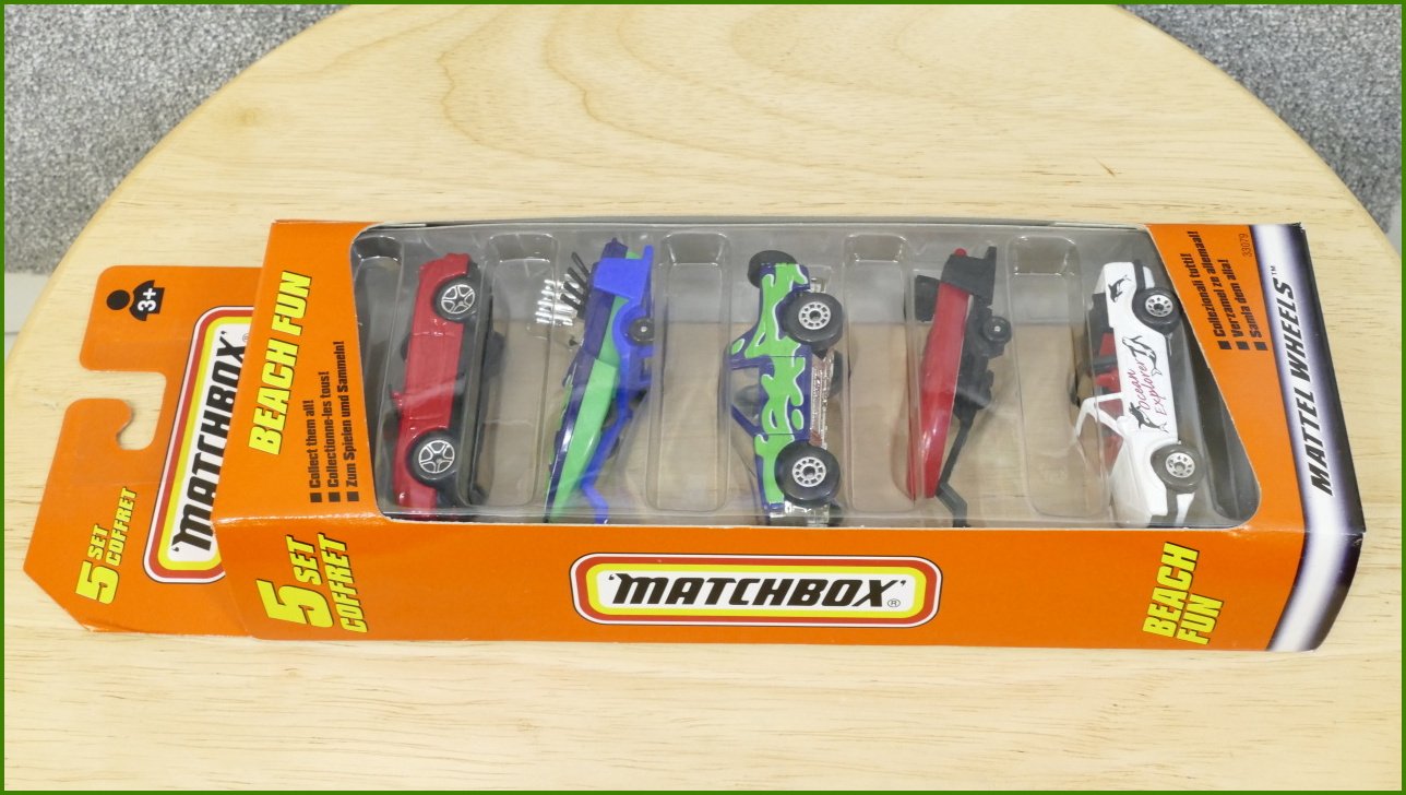 Matchbox 5 Pack Set - Beach Fun