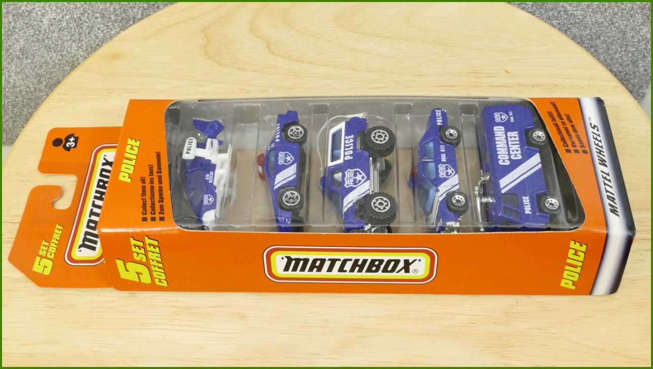 Matchbox 5 Pack Set - Police