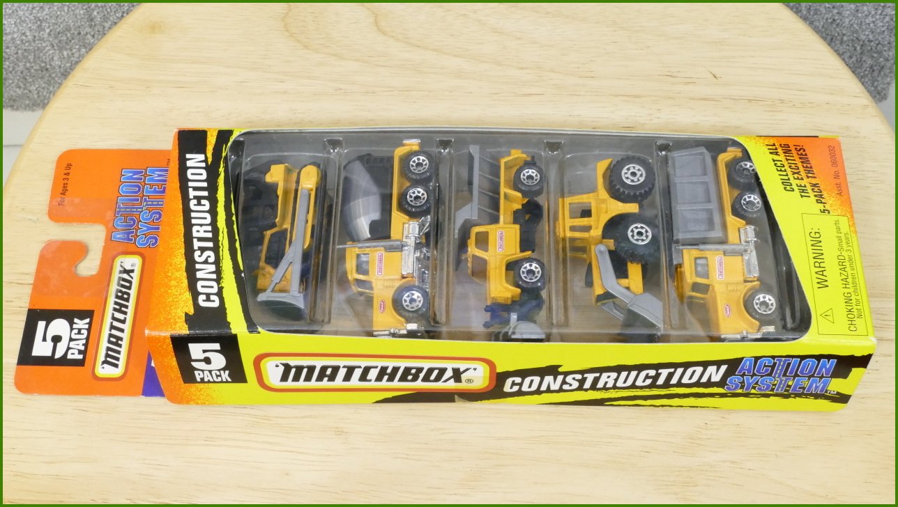 Matchbox 5 Pack Set - Construction