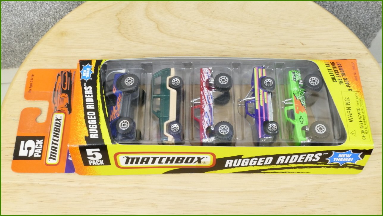 Matchbox 5 Pack Set - Rugged Riders