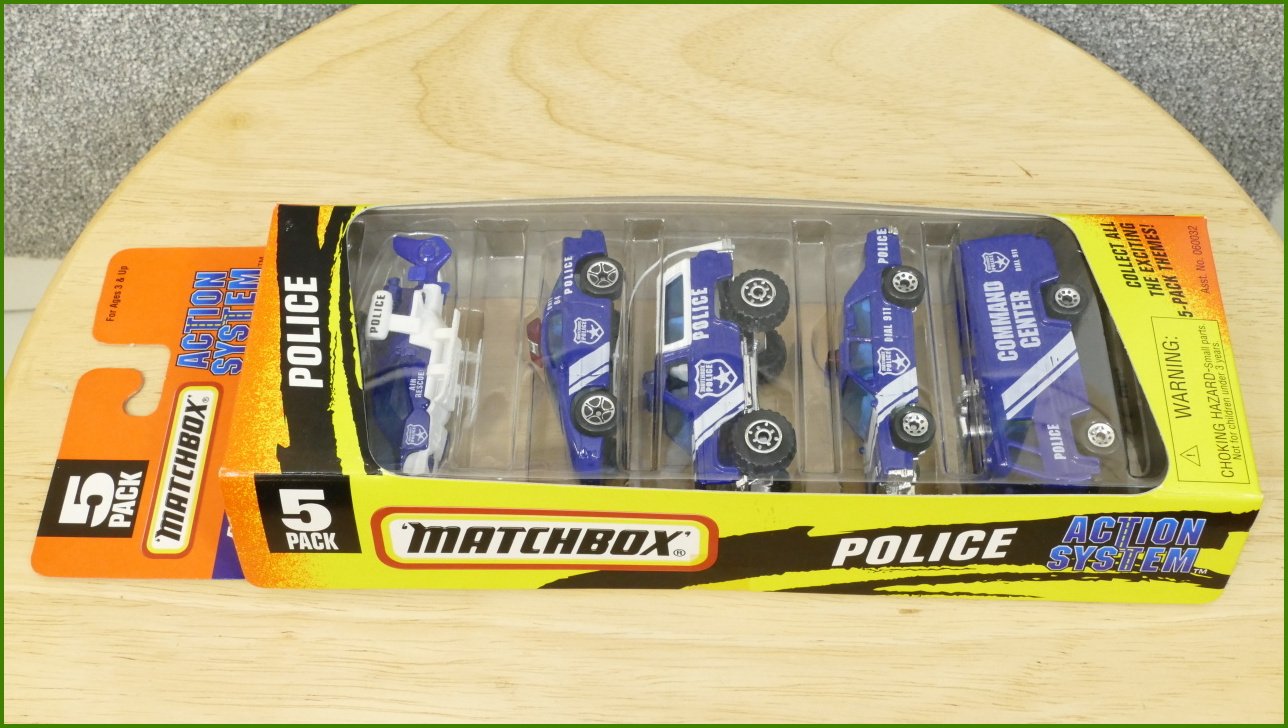 Matchbox 5 Pack Set - Police