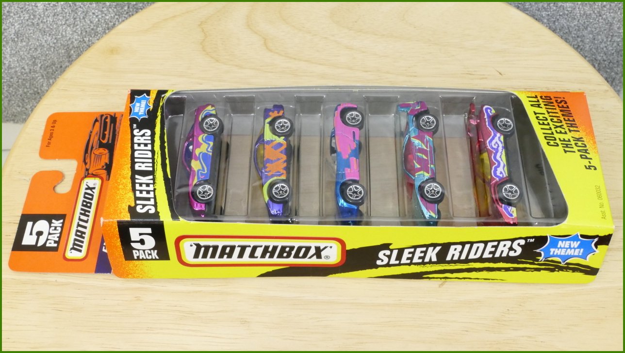 Matchbox 5 Pack Set - Sleek Riders