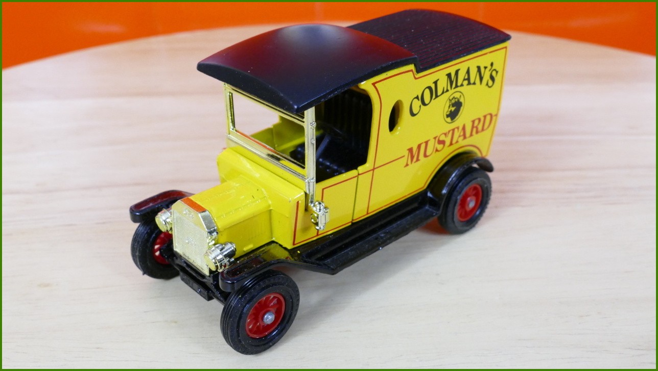 Matchbox Autíčko Models Of Yesteryear - Y-12 - Ford Model T - Colman's Mustard
