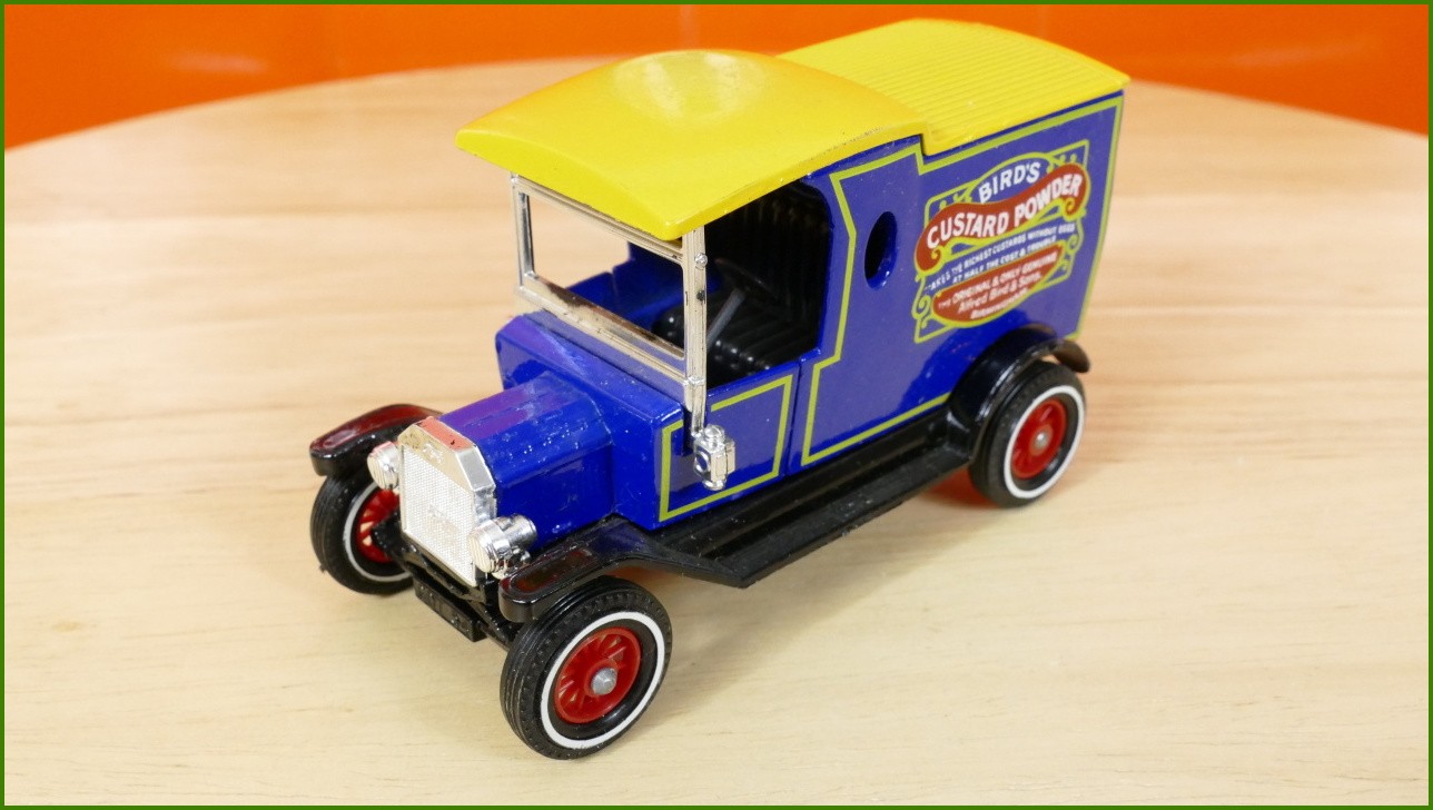 Matchbox Autíčko Models Of Yesteryear - Y-3 - 1912 Ford Model T - Bird's Gustard Powder