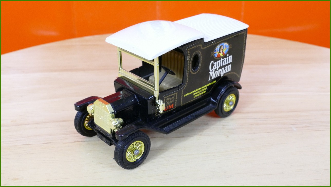 Matchbox Autíčko Models Of Yesteryear - Y-12 - 1912 Ford Model T - Captain Morgan