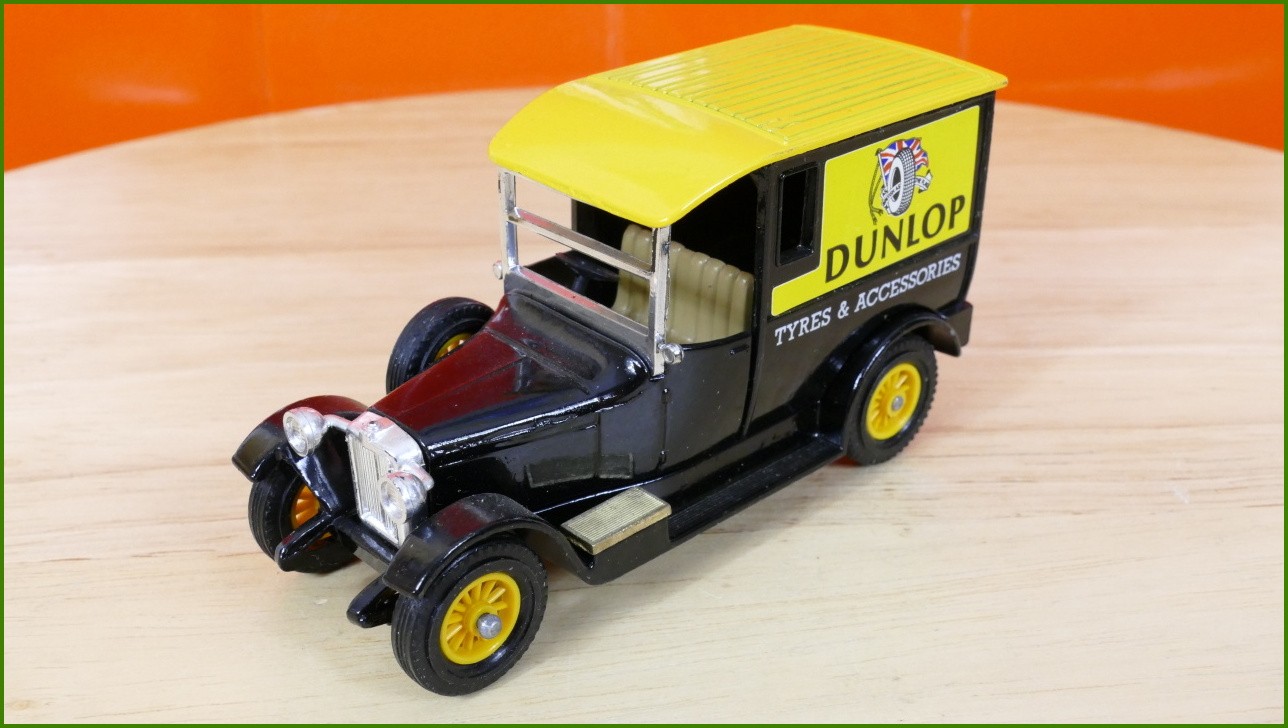 Matchbox Autíčko Models Of Yesteryear - Y-5 - 1927 Talbot Van - Dunlop