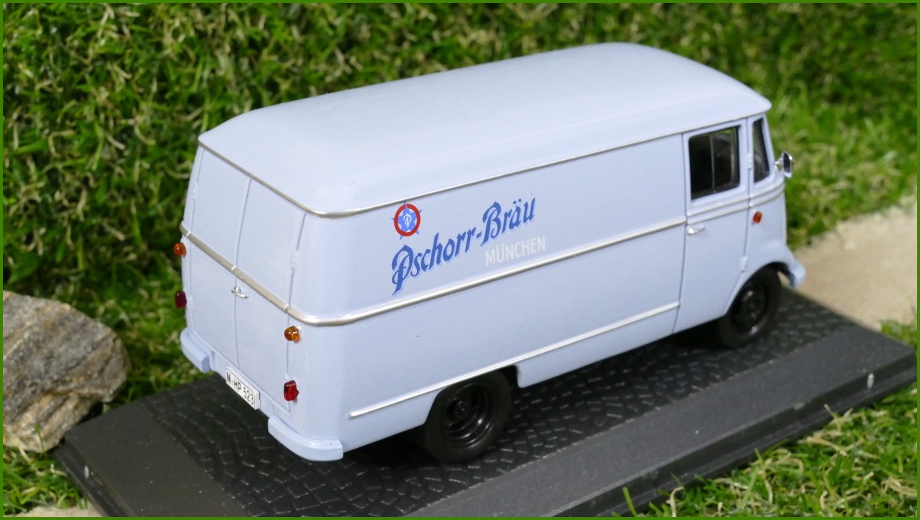 Angličák Model Autíčka Atlas Verlag - Mercedes-Benz L 319 D (1962)
