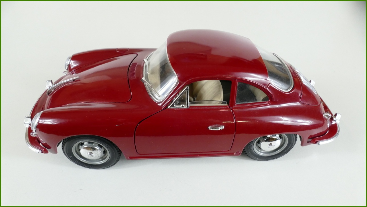 Kovový Model Bburago 1:18 - Porsche 356 B (1961)