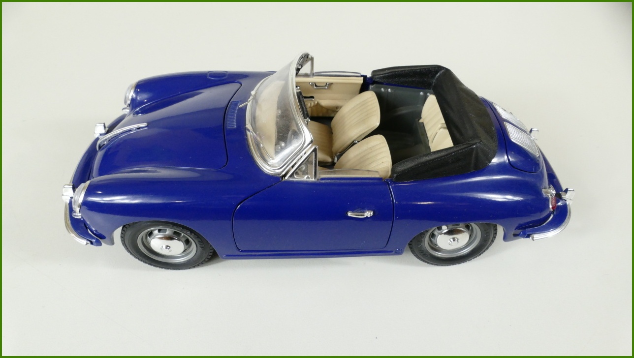 Kovový Model Bburago 1:18 - Porsche 356 B (1961)
