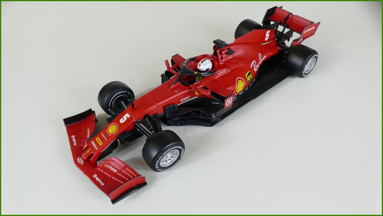 Model Formule Bburago 1:18 - F1 SF1000 - Sebastian Vettel (Austrian GP 2020) s Krabicí