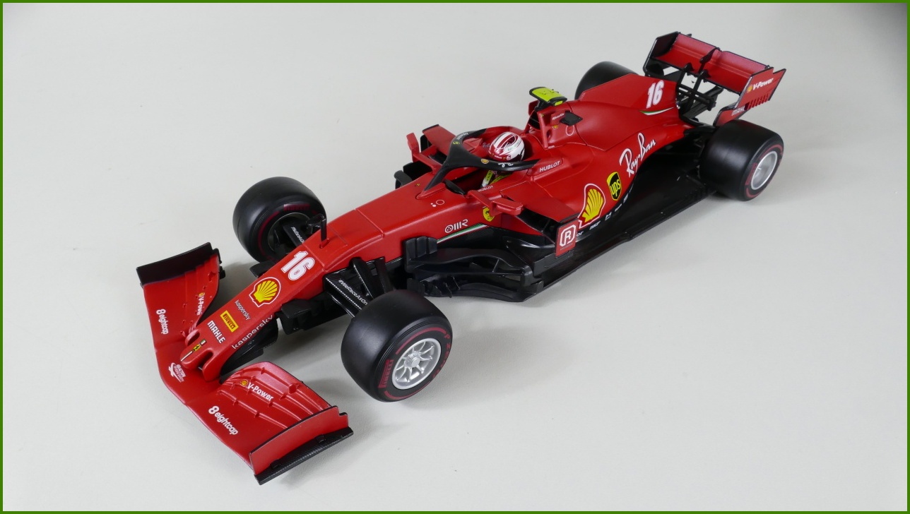 Model Formule Bburago 1:18 - F1 SF1000 - Charles Leclerc (Austrian GP 2020) s Krabicí - Viz Popis