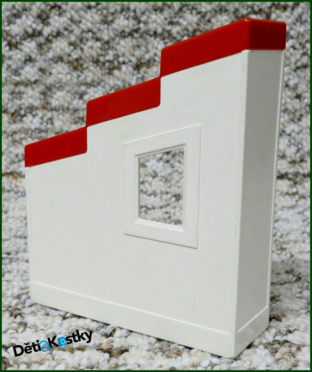 Lego® Duplo® Stěna Domu Červená Levá