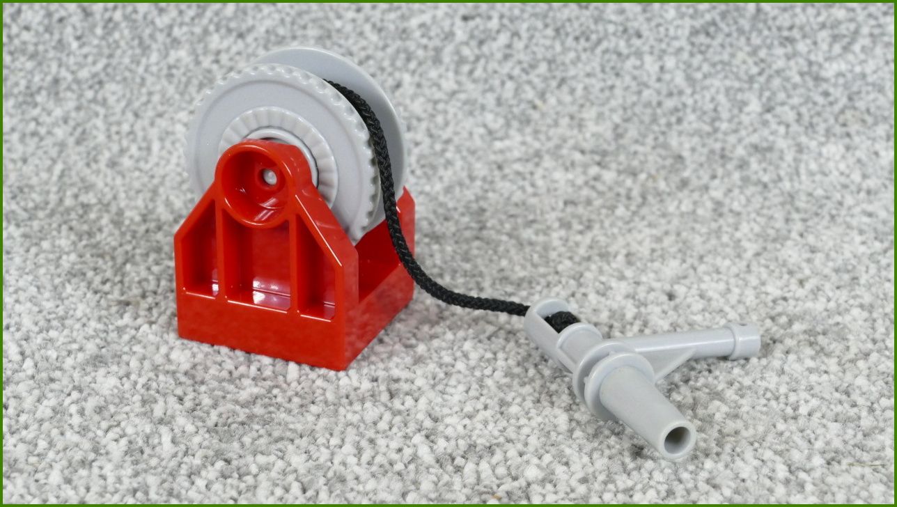 Lego® Duplo® Naviják s Tryskou - Červený Podstavec