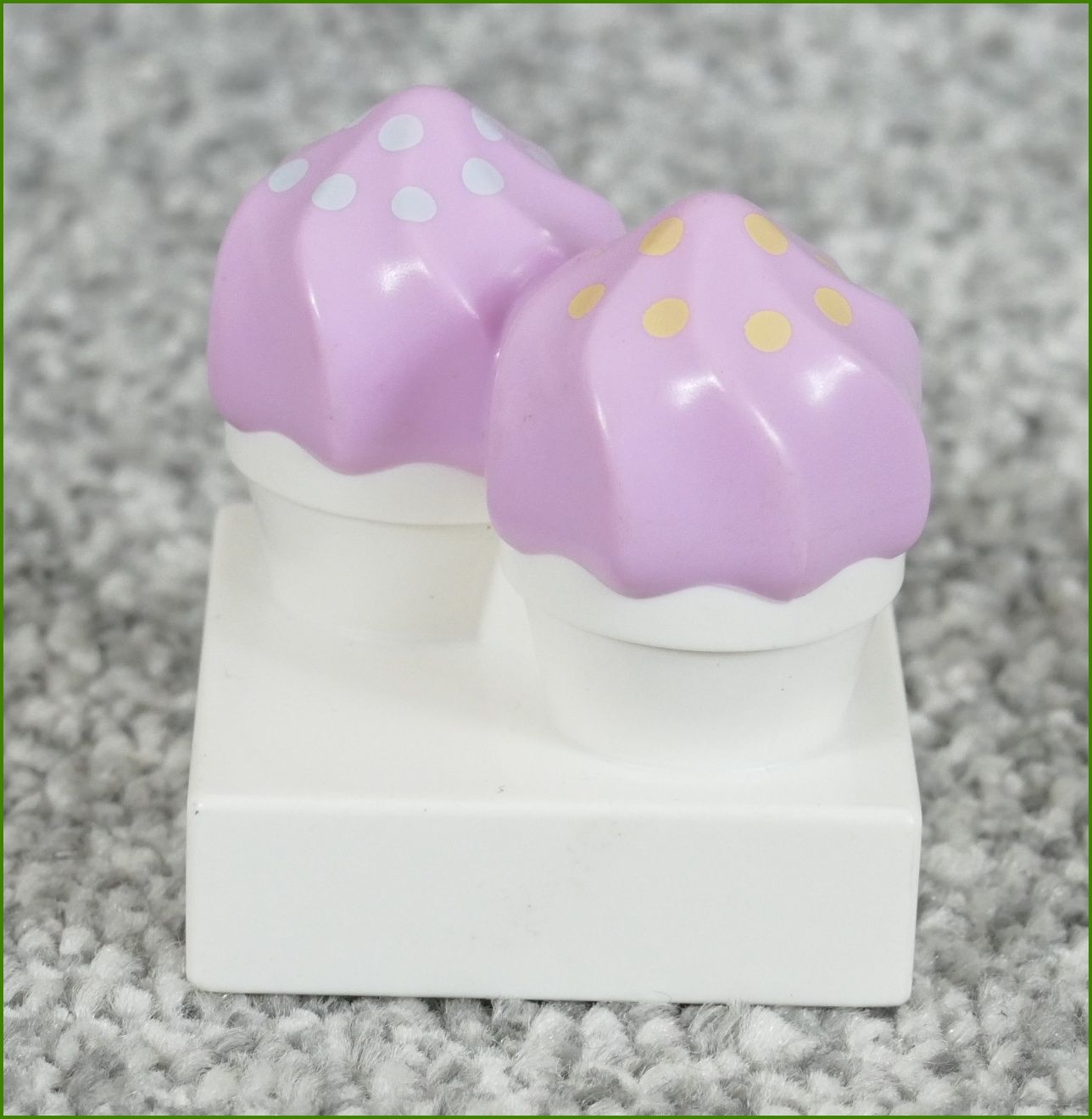 Lego® Duplo® Dortík/2 Zmrzliny Bílá Hranatá/Růžový Krém s Tečkami