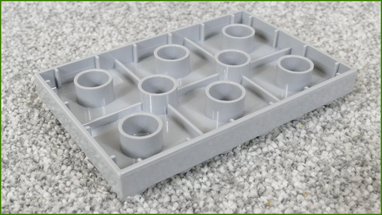 Lego® Duplo® Podložka/Destička 4x6 Světle Šedá