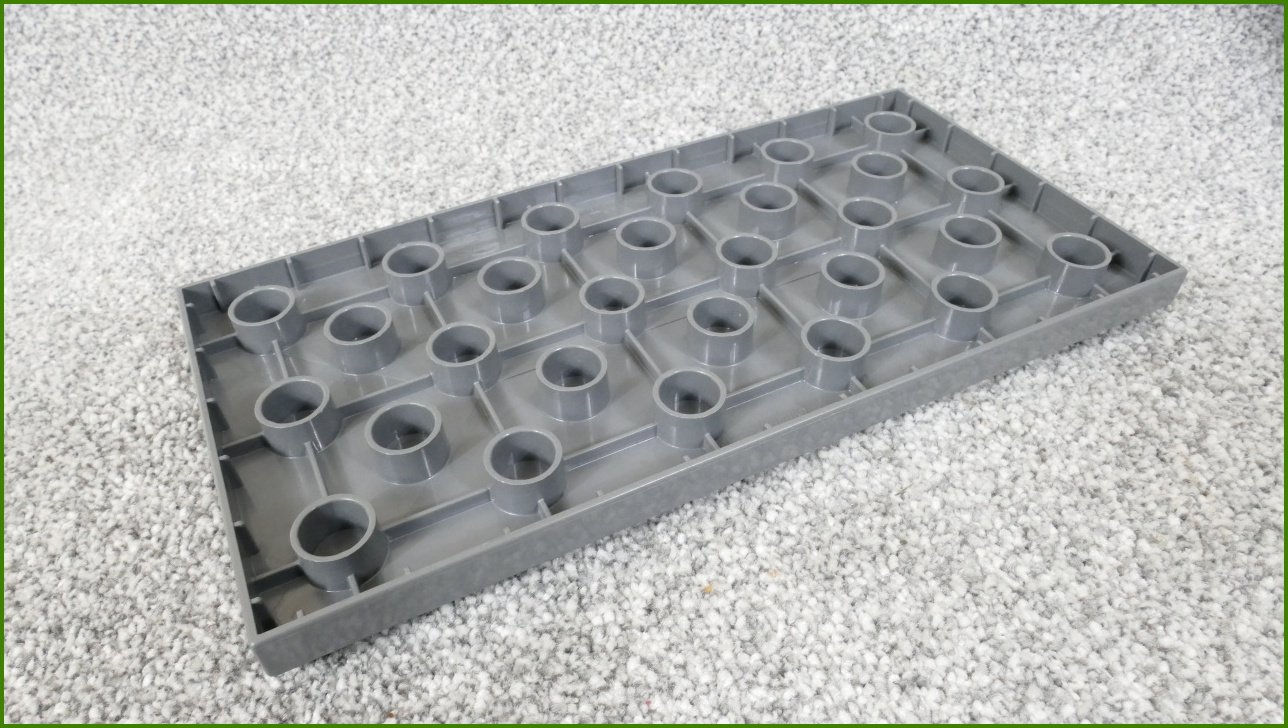 Lego® Duplo® Podložka/Deska 6x12 Tmavě Šedá