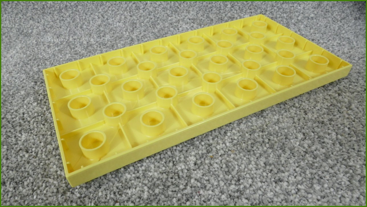 Lego® Duplo® Podložka/Deska 6x12 Světlounce Žlutá