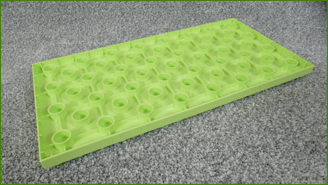 Lego® Duplo® Podložka/Deska 8x16 Světlounce Zelená Fosforová