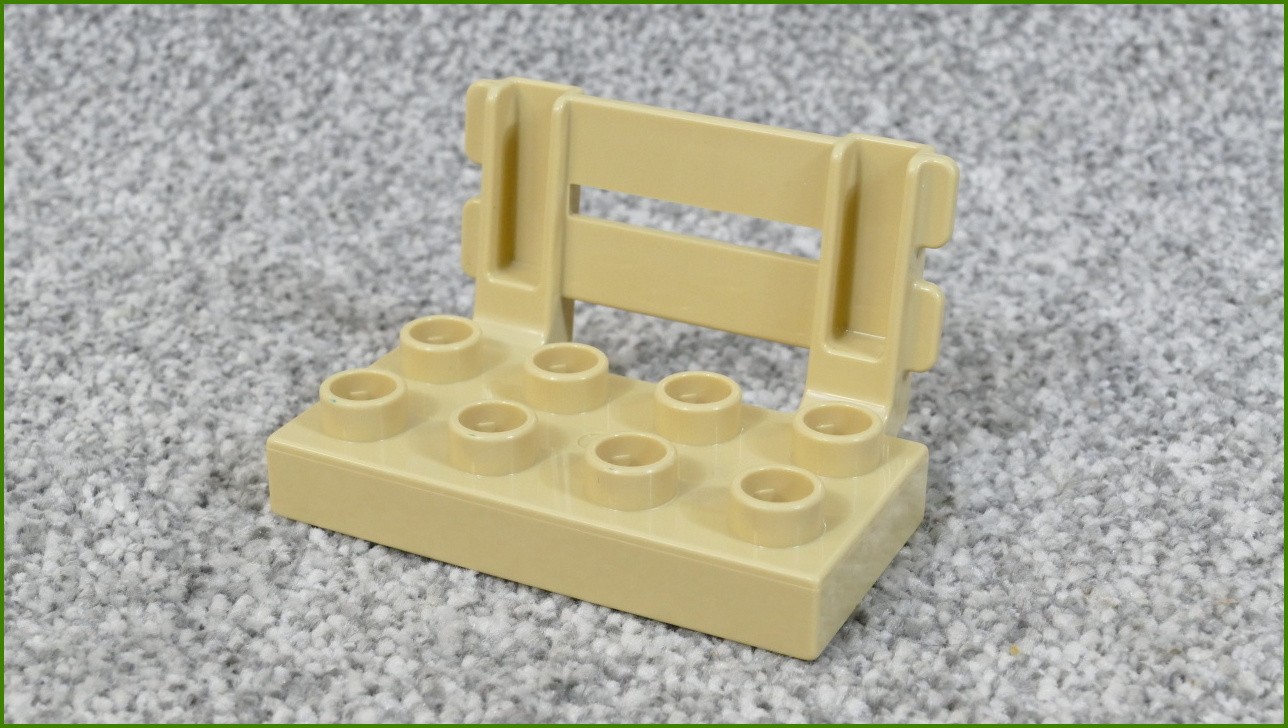 Lego® Duplo® Lavička Světle Béžová - Nová