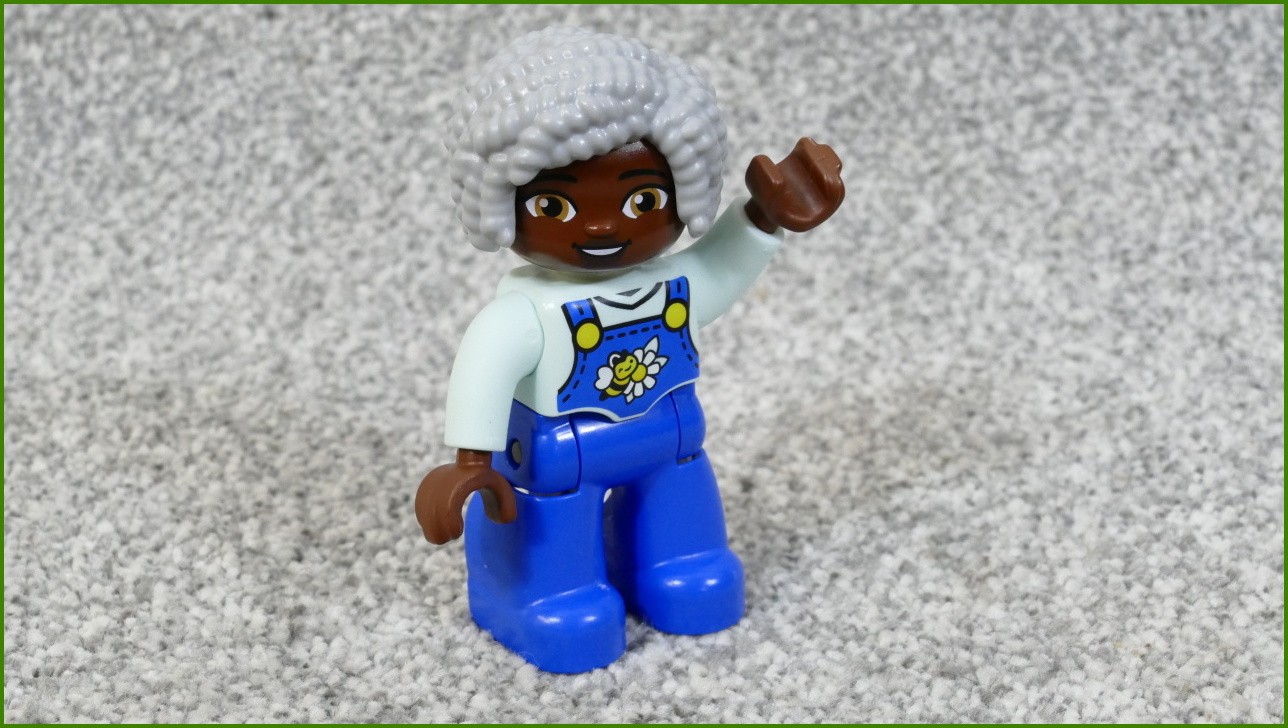 Lego® Duplo® Figurka Maminka se Šedými Vlasy - Nová