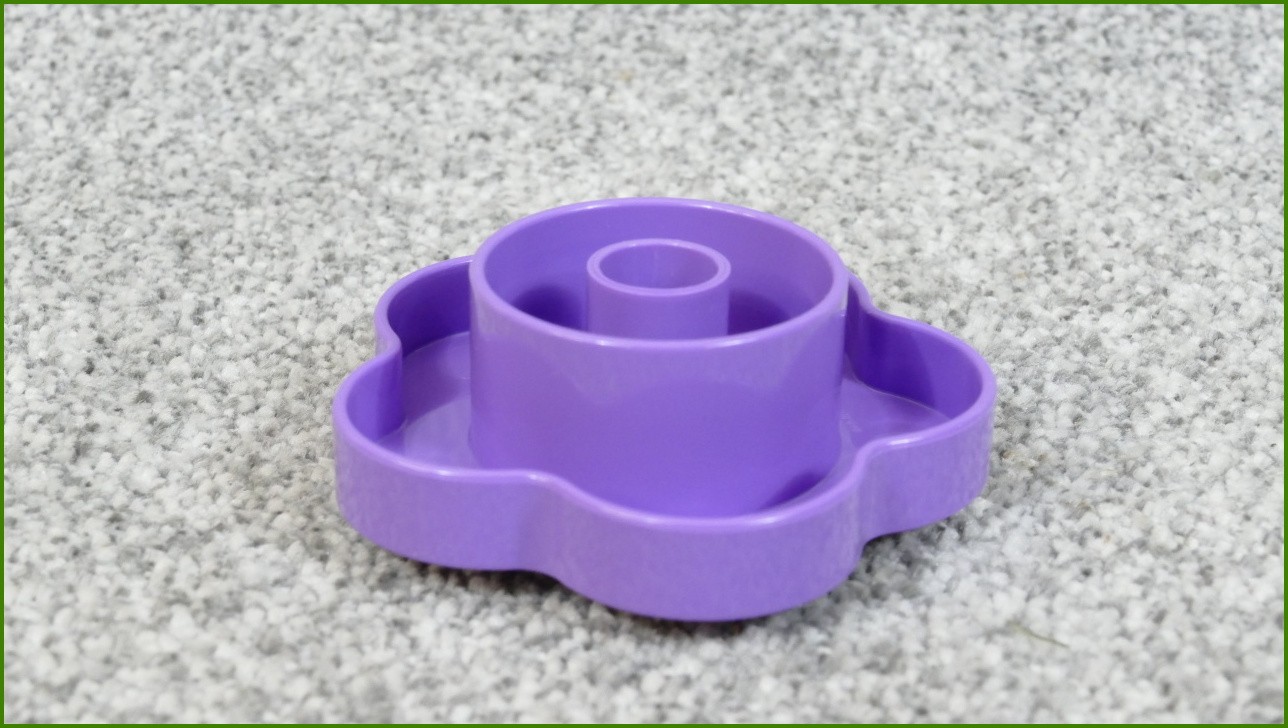 Lego® Duplo® Kostka Tvar Květiny Světle Fialová - Nová