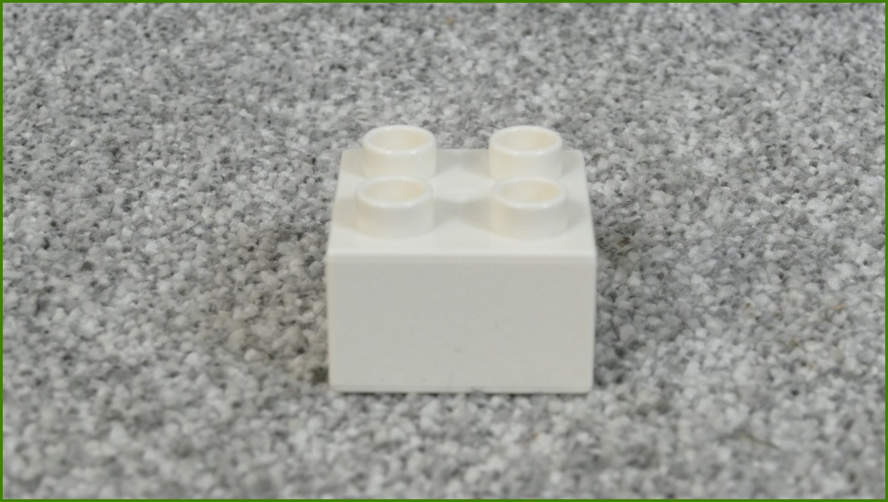 Lego® Duplo® Kostka 2x2 Bílá - Nová