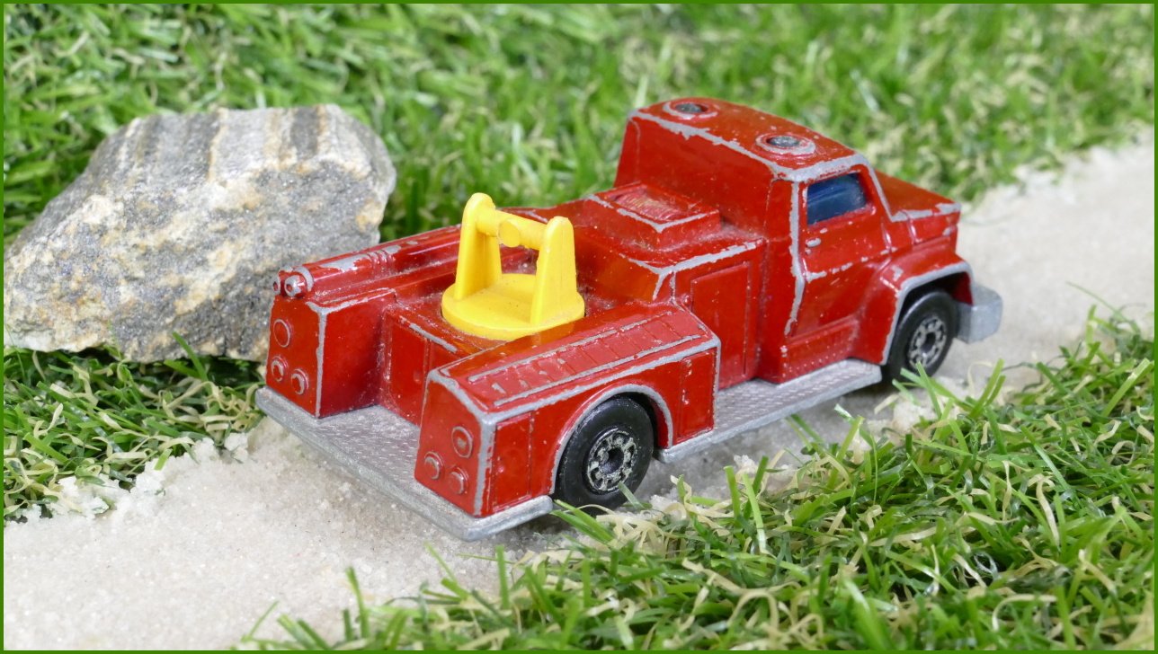 Autíčko Matchbox No.13 Snorkel Fire Engine(Lesney) - bez žebříku