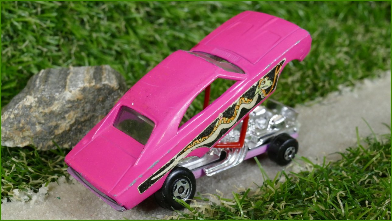 Model Autíčka Matchbox No.70 Dodge Dragster (Lesney) - vada přední masky