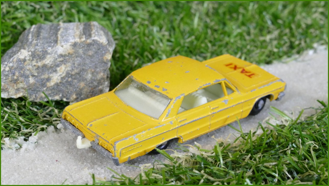 Model Autíčka Matchbox No.20 Chevrolet Impala Taxi (Lesney)