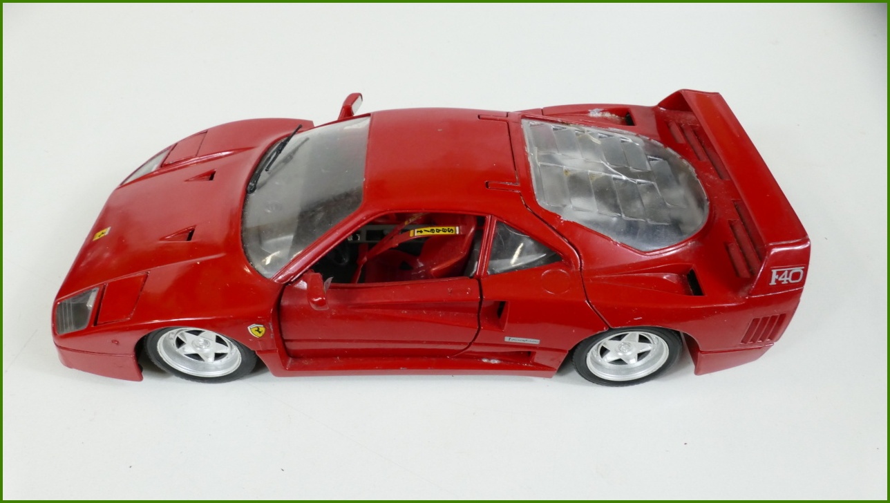 Model Auta Polistil Tonka 1:18 Ferrari F40 - Viz Popis