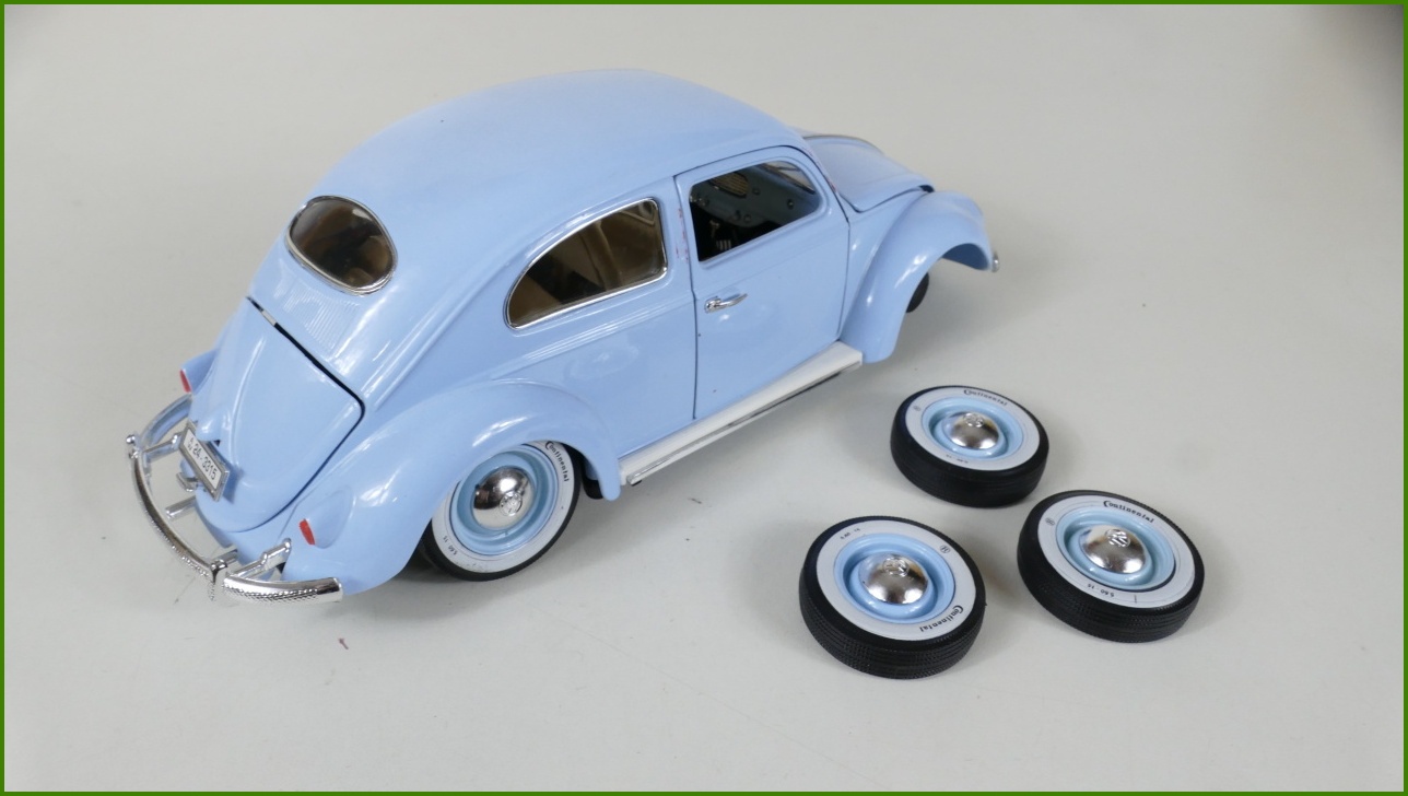 Kovový Model Bburago 1:18 - VW Beetle (1955) 1.000.000th - Viz Popis