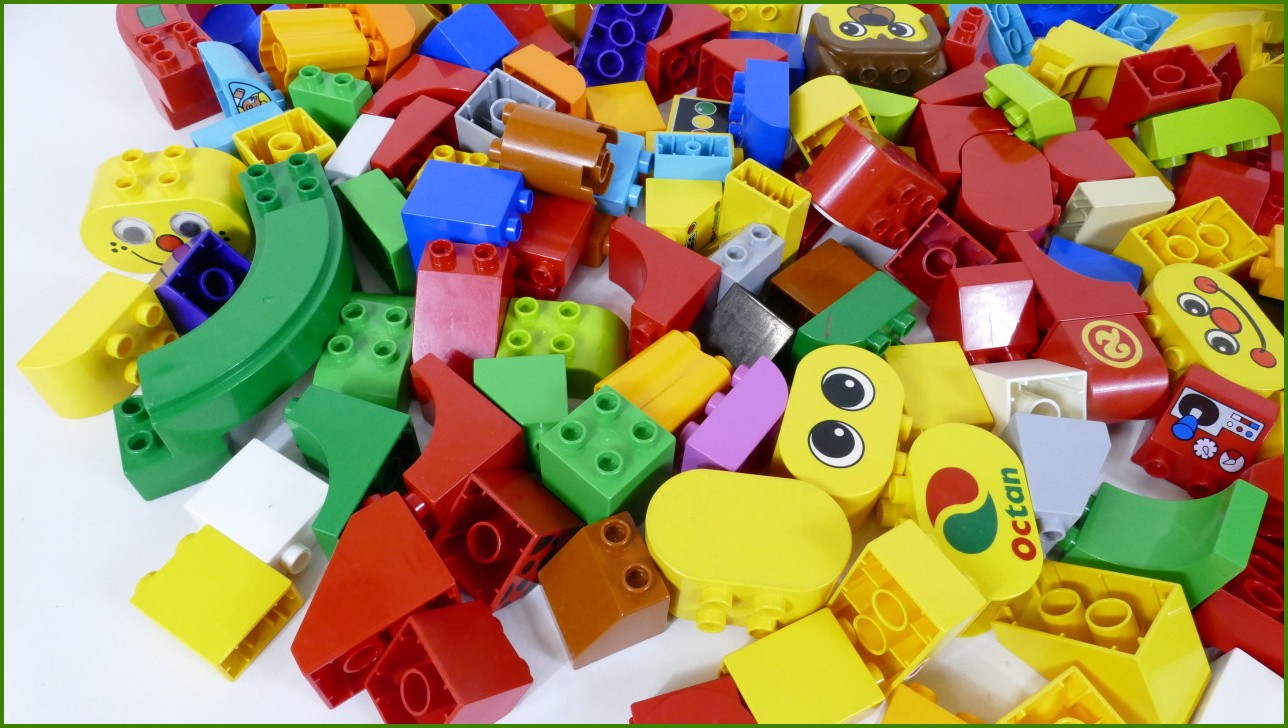 Lego® Duplo® Kostky Tvary 1,75 KG