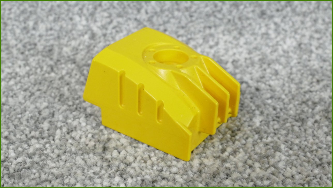 Lego® Duplo® Toolo® Kostka 2x2 - Žlutá (Obrázek Nápis Lego)