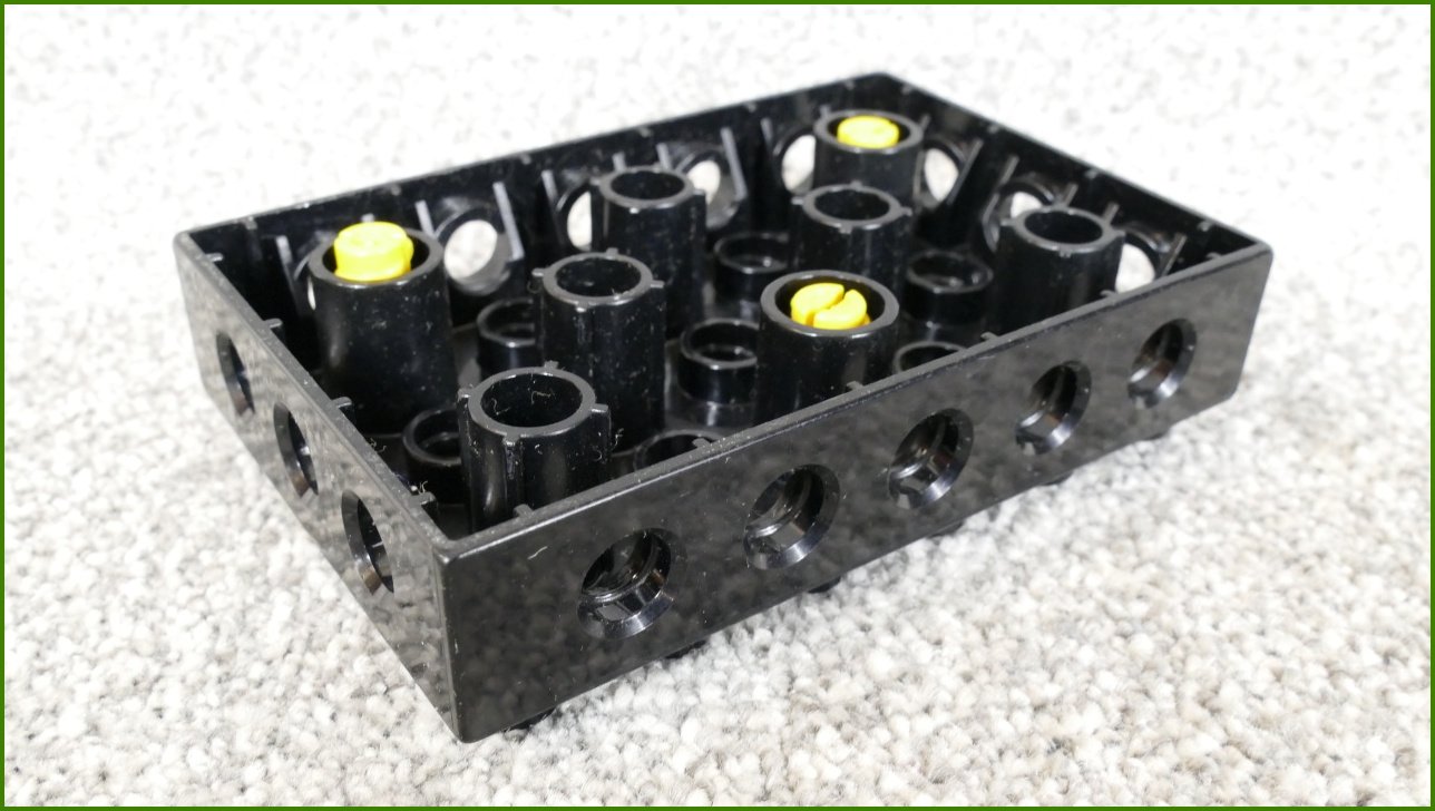 Lego® Duplo® Toolo® Destička 4x6 Černá