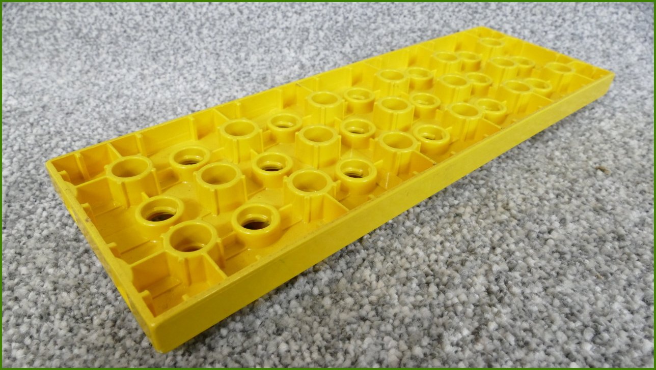 Lego® Duplo® Toolo® Destička 4x12 Žlutá