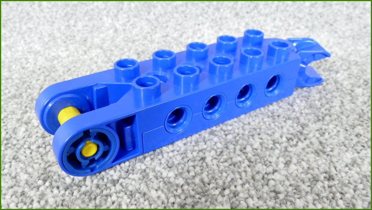 Lego® Duplo® Toolo® Kostka 2x5 Modrá s Připojeními