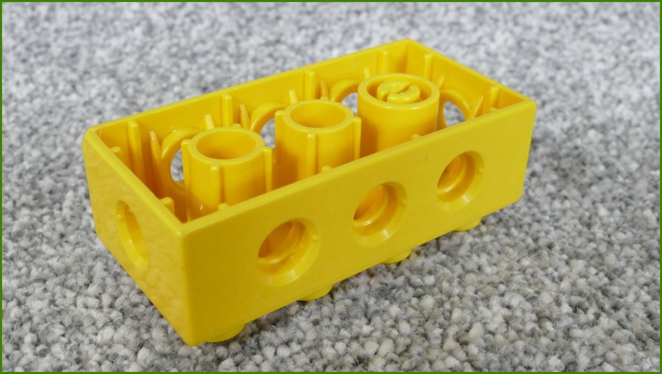Lego® Duplo® Toolo® Kostka 2x4 Žlutá