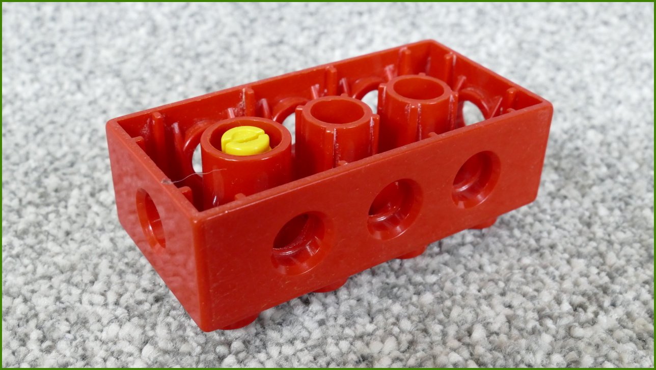 Lego® Duplo® Toolo® Kostka 2x4 Červená