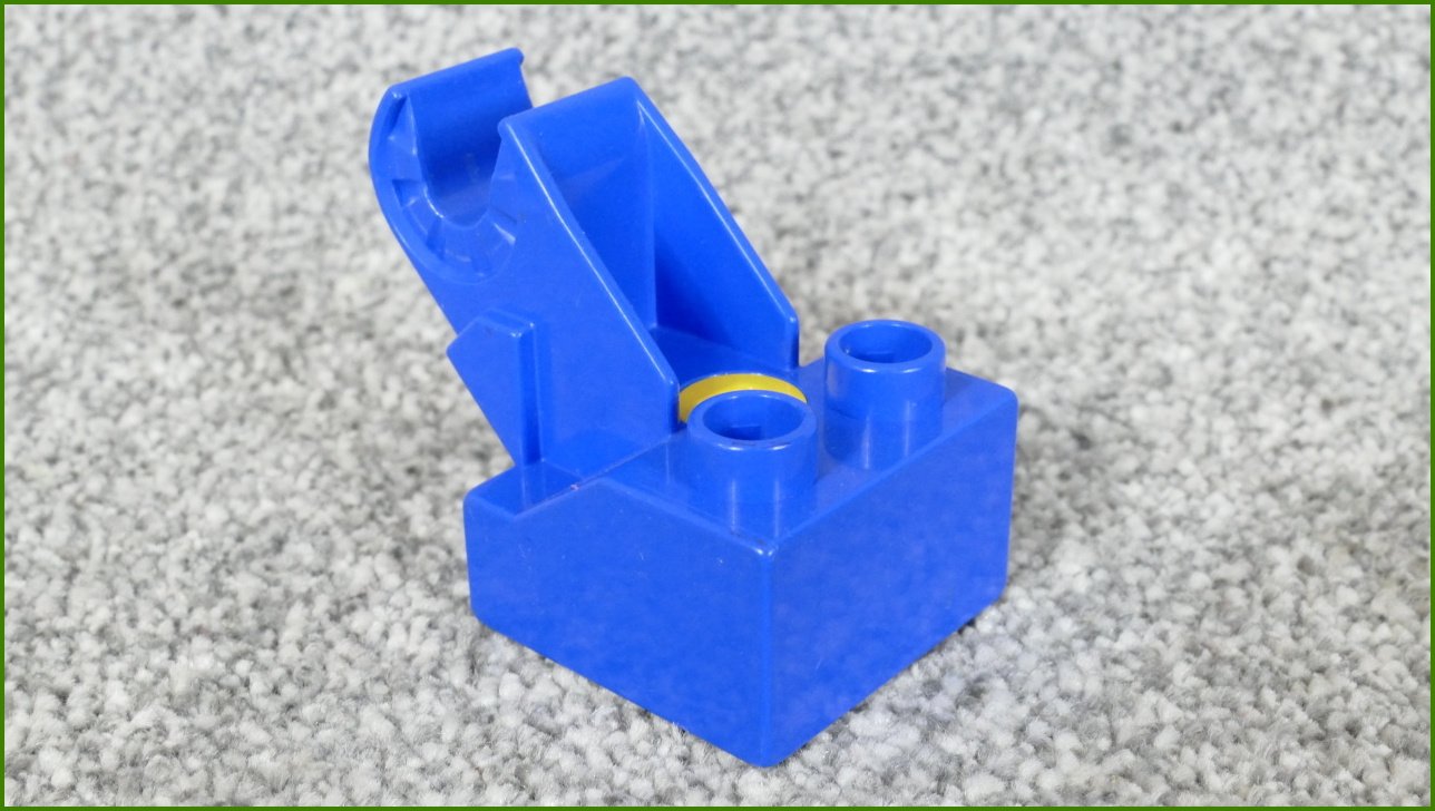 Lego® Duplo® Toolo® Kostka 2x2 Modrá s Oboustranným Připojením