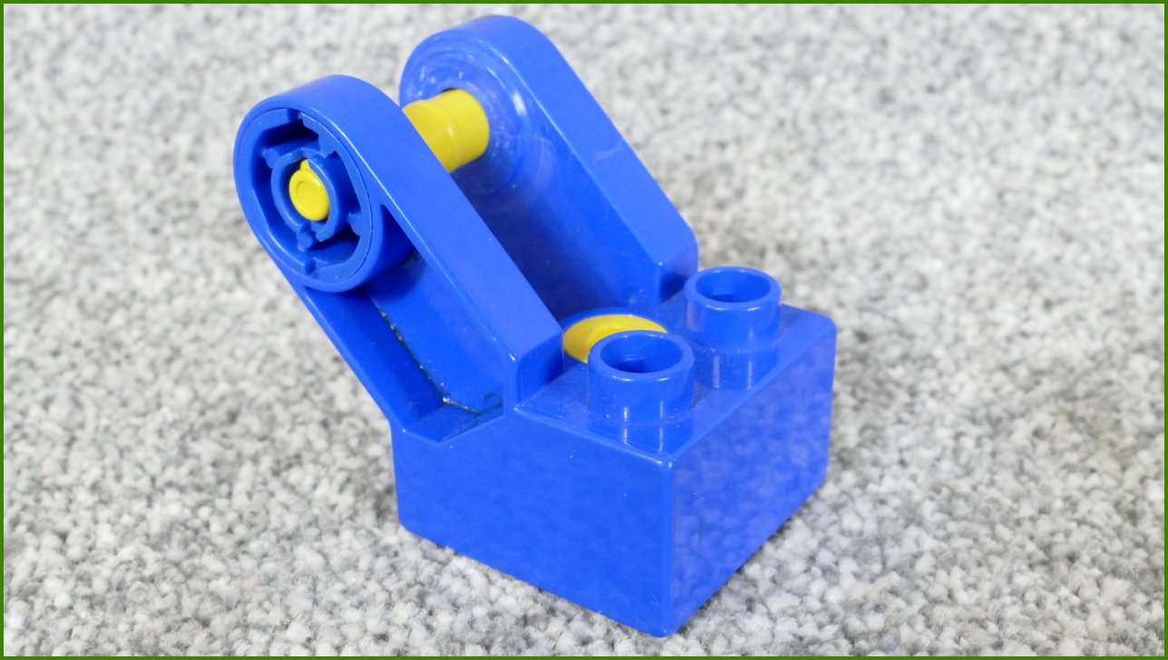 Lego® Duplo® Toolo® Kostka 2x2 Modrá s Oboustranným Připojením