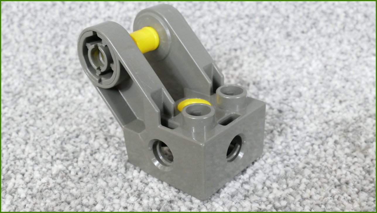 Lego® Duplo® Toolo® Kostka 2x2 Tmavě Šedá s Oboustranným Připojením