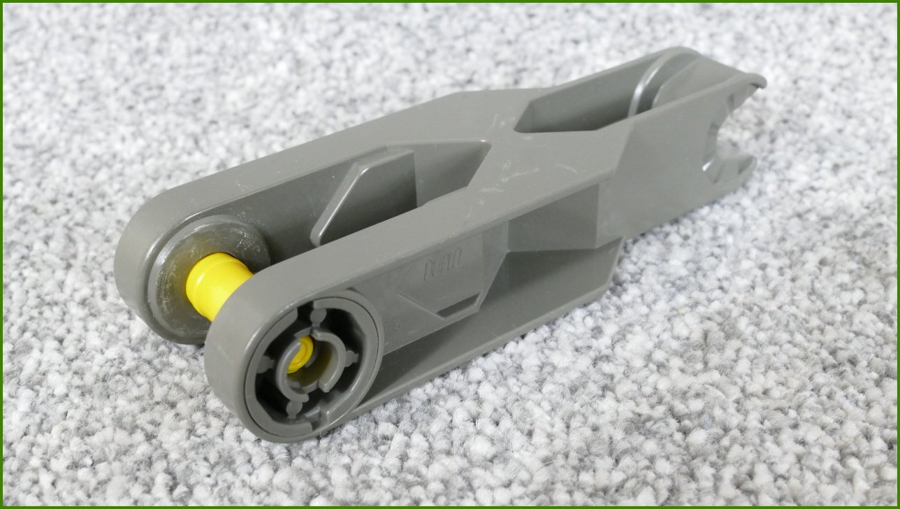 Lego® Duplo® Toolo® Kostka 2x6 Hnědošedá s Připojením