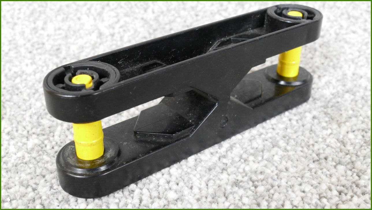 Lego® Duplo® Toolo® Kostka 2x6 Černá s Připojením