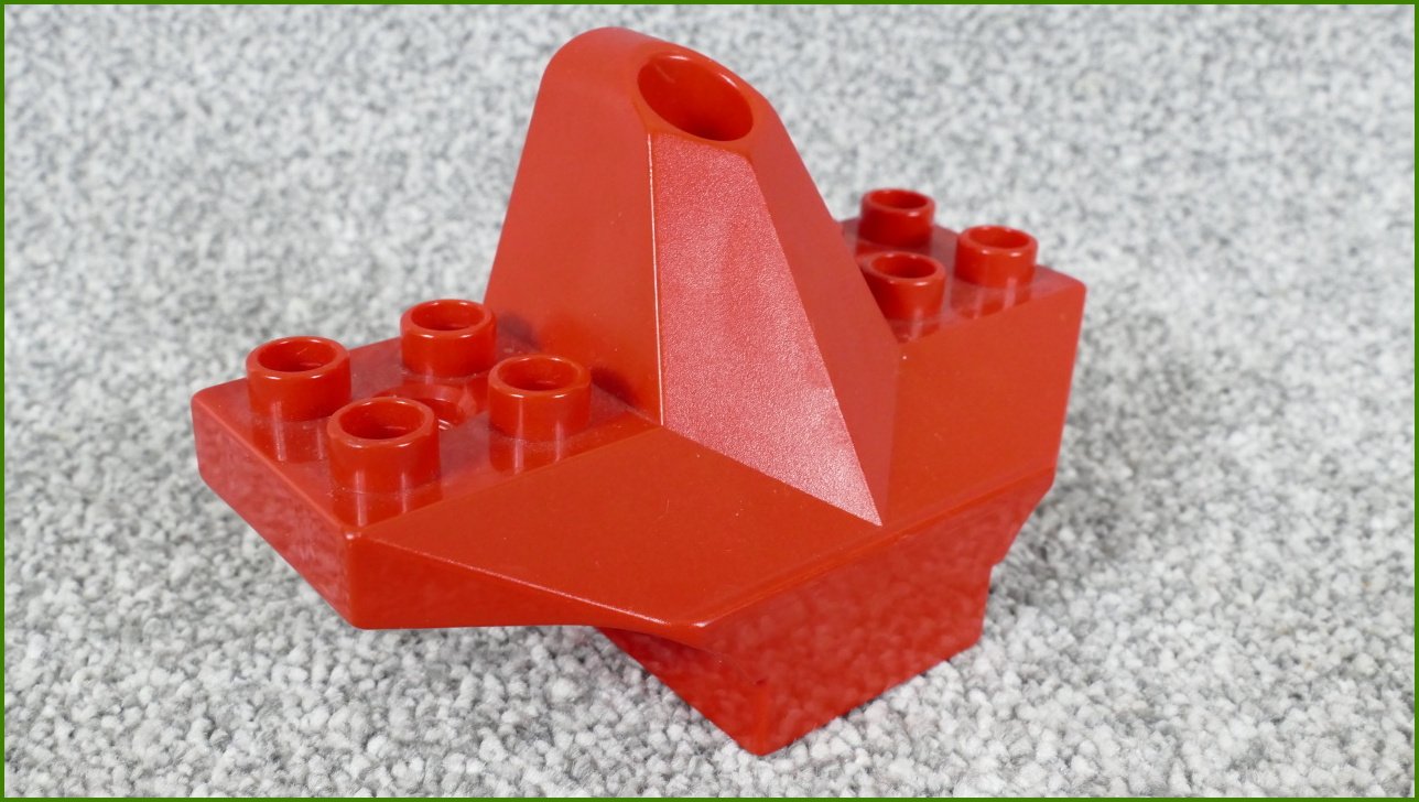 Lego® Duplo® Toolo® Část se Zadním Křídlem Červená