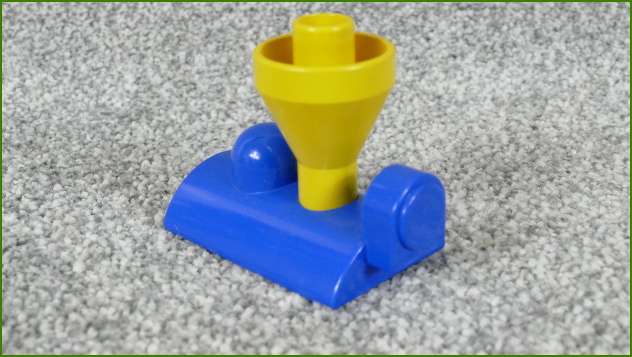 Lego® Duplo® Komín Pro Mašinky Modrý/Žlutý 2x3